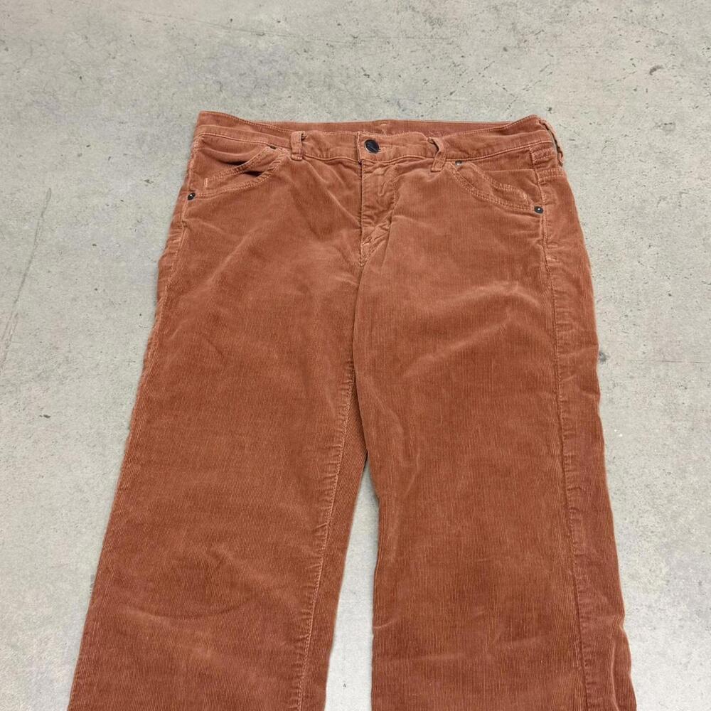 Citizens of Humanity Flare Corduroy Pants Womens 29x32 Orange Bootcut USA Made - Picture 2 of 8